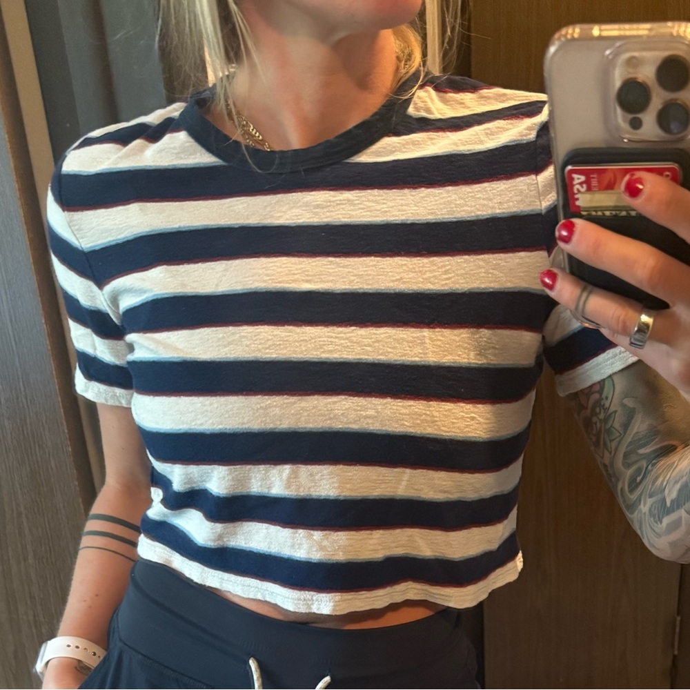 James Perse Relaxed Cropped T-Shirt